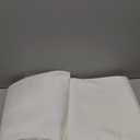 Fokitut 2 Pack Waterproof Round Tablecloth, 120 Inch, Stain Resistant and Wrinkle Polyester Table Cloth, Fabric Table Cover for Kitchen Dining, Wedding, Party, Holiday Dinner-Ivory