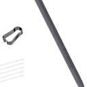 Grey Galaxy Tab S9 FE S Pen for Samsung Galaxy Tab S9 FE Stylus Pen Replacement + Free 5 Tips for Samsung Galaxy Tab S9 FE Stylus S Pen (Gray)