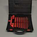 Table Setup Blocks for Woodworking, 14pcs Aluminum Alloy Precision Set up Bars, Precision Height, Depth, Angle & Fence Alignment Gauge Set - Router and Saw Accessories with Storage Case