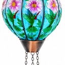 DREAMSOUL Hummingbird Hot Air Balloon Solar Lantern
Hanging Solar Lanterns Outdoor with Flickering Flame Light, Metal Glass Lantern Suitable for Patio Yard and Tree