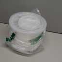 RAOOKIF 10/8/6/5 Inch Clear Nursery Pots with Drainage Hole and Saucers, 12 Pack Large Nursery Pots for Plants for Indoor Outdoor, Plastic Clear Plant Pots for Flowers, Succulents, Vegetables