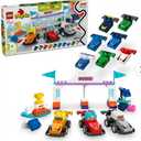 LEGO DUPLO Town F1 Team Race Cars & Drivers Building Toy for Toddlers 10445
