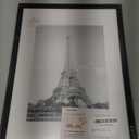 upsimples 13x17 Picture Frame, Display Pictures 10x14 with Mat or 13x17 Without, Wall Hanging Photo Frame, Black, 1 Pack