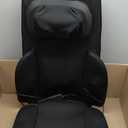 belhope Shiatsu Neck and Back Massager with Heat, 4D Kneading Back Massager for Pain Relief Deep Tissue, Comfortable Back Massage for Chair, Massager for Home Office, Gifts for Christmas Women Men Parents (Black)