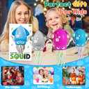 LZZAPJ Electric Dancing Octopus Light Music Suitable for 6-12 Months Old Baby Toys, Kid Crawling Squid Toys Suitable for Toddler Tummy time, Birthday for 1 2 3 4 5 Year Old boy Girl (Yellow)