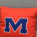 College Covers ETC DP18 Pillow, 16" x 16", Ole Miss Rebels