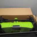 Pickup Pro 2 Leaf & Lawn Sweeper  Push Powered Garden Sweeper for Grass Clippings, Leaves & Debris  Manual Push Yard Sweeper with Height Adjustment & Large Collection Hopper