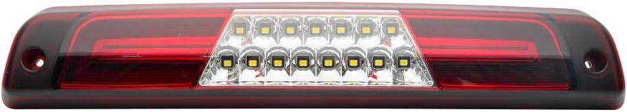 LED Third Brake Light for Dodge RAM 1500 1994-2001 for RAM 2500 3500 1994-2002 3rd Brake Lights Rear Center High Mount Stop Lamp Roof Cargo Lights Red Lens