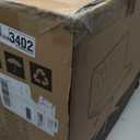 Orange Factory Criss Cross Chair with Wheels Comfy Wide Vanity Desk Chair Dual Base Leather Armless Adjustable Swivel for Home Computer Task (Black) (Double Cushion)