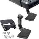 Retractable Rear Bed Step Bumper Step for 2009-2018 Dodge Ram 1500, 2010-2018 Dodge Ram 2500/3500 (Excludes Dual Exhaust & Eco Diesel Models),Truck Step Replaces 75306-01A