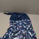 SUUKSESS Women One Piece Swim Dress Tummy Control Swimsuit Tie Knot Bathing Suit Small