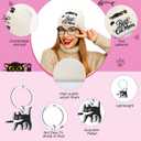 6 Pcs Cat Mom Gifts for Women Include Cute Cat Beanie 20 Oz Tumbler Greeting Cards Keychain Storage Bag Gift box for Birthdays Mother's Day Christmas