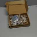 Ravinte 30 Pack Champagne Bronze Round Zinc Cabinet Knobs for Kitchen Bathroom Closet Dresser Cabinets