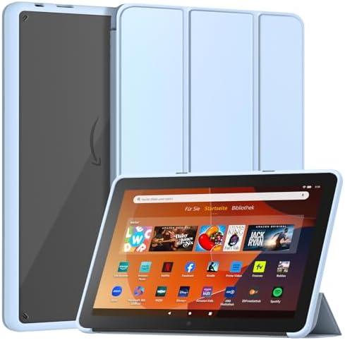 Sanyetral 10.1inch Tablet Case with Auto Wake/Sleep and Two Angle Stand, Incompatible with TCL Nokia -Light Blue