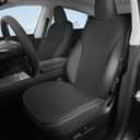 TOPABYTE Front Seat Cover for Tesla Model Y Juniper (Launch) Seat Cushion - Protects Your Teslas Seats - Car Seat Bottom Protector for Tesla Model 3/Y/X/S 2017-2026 Accessories, Black