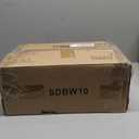 6 Tier Corner Bookshelf，Slim Open Bookshelf，Small Book Shelf for Small Spaces，Living Room, Home Office, 9.45 x 20.8 x 62.2 Inches,（1Pack+White)