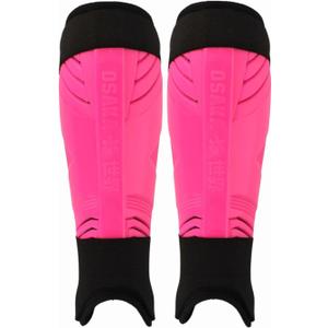 Osaka Field Hockey Shin Guards, Elite Protection, Lightweight, Breathable, Comfort Fit - Pink