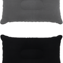 Inflatable Pillows Black&Gray, 2 Pack, 9.5x13.5