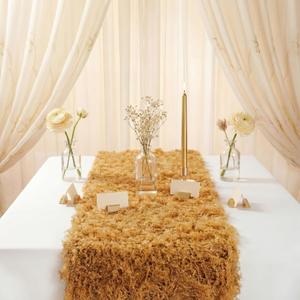 Zeyune 2 Pcs Artificial Moss Table Runner for Wonderland Tea Party Decoration 12 x 71'' Fake Moss Sheet Roll Waterproof for Enchanted Forest Fairy Decor Holiday Garden Wedding Birthday (Yellow)