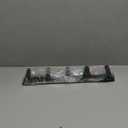 Coat Rack Wall Mount - 5 Coat Hooks, Towel Racks for Bathroom Robes Bags Keys, Hat Rack Wall Towel Hooks Organizer Essential (Black)