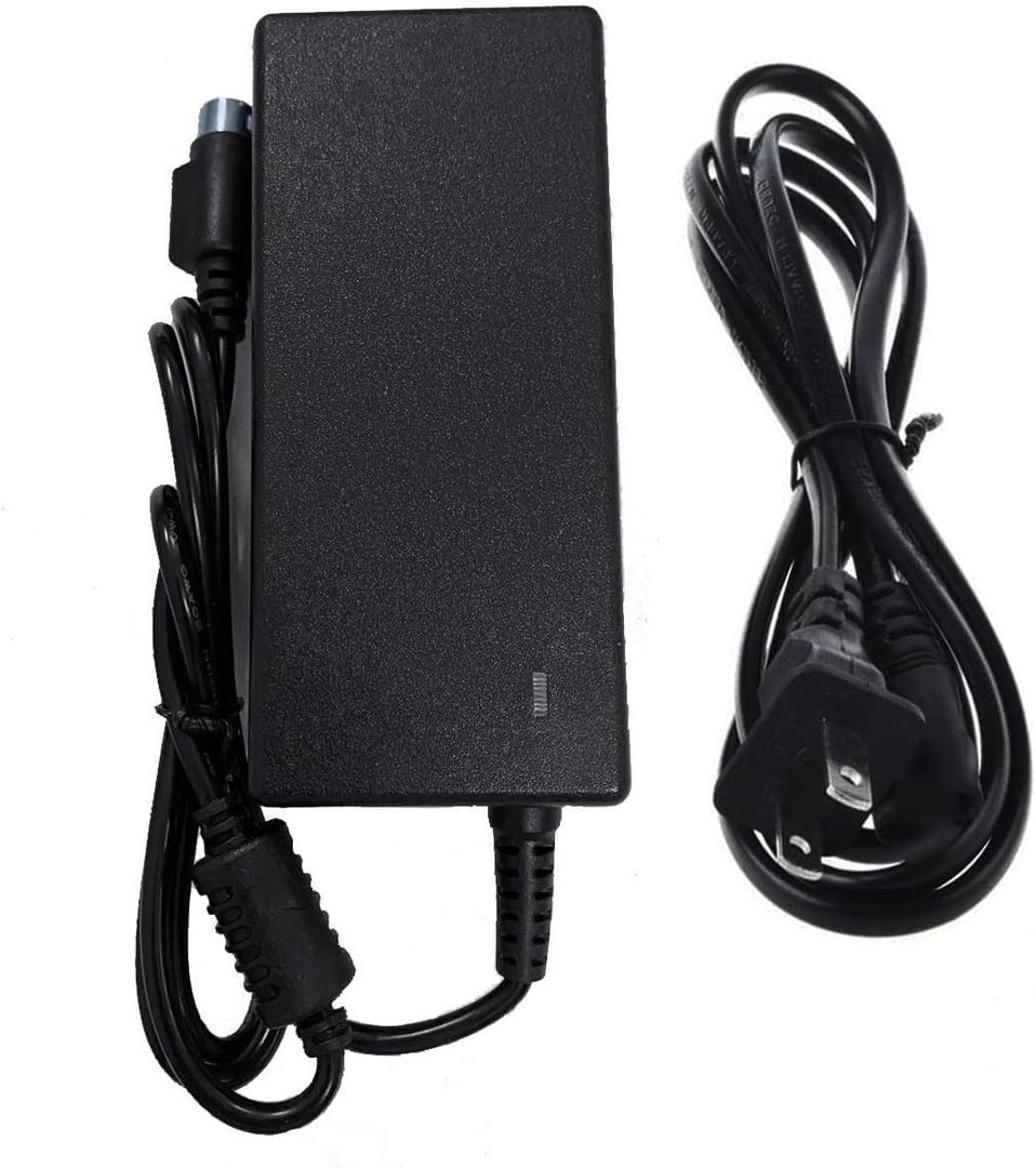 TIANLUAN Adapter Compatible with YC60-2402500 Printer 3 pin Power Charger, (The Connector is only 3-pin, Does not Support 4-pin, Small Cylindrical Shape, Square Shape)