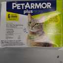 PetArmor Plus Flea and Tick Prevention for Cats over 1.5 lbs, Cat Flea and Tick Treatment, 6 Doses, Waterproof Topical, Fast Acting