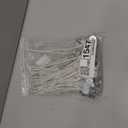 100pcs ECO12 Wicks for Soy Candles, 8 inch Pre-Waxed Candle Wick for Candle Making,Thick Candle Wick with Base