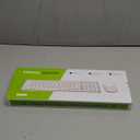 seenda Bluetooth Keyboard and Mouse Combo for Mac, SKM64-2 Rechargeable Slim Wireless Keyboard Mouse Compact, 3 Multi-Device Connection, Compatible for Mac, MacBook Pro/Air, iPad, White Silver