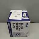 Plasticplace 8 Gallon Trash Bags -White Drawstring Garbage Can Liners - 200 Count - Leak-Resistant and Tear-Proof for Kitchen, Bathroom, Office, and Small Trash Cans 0.7 Mil