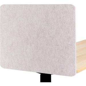 Desk Divider, Clamp On Felt Desk Privacy Panels, Acoustic Sound Absorbing Desk Partition for Office Desk, Reduce Distractions, Oatmeal, 2 Pack, 16 x 24 in, 1624 in