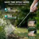 Battery Powered Garden Sprayer 1.8 Gallon, Lightweight Electric Weed Sprayer with Telescopic Wand & Adjustable Nozzles, Portable Yard Sprayer for Plant Watering, Lawn Care, Fertilizing,Gardening