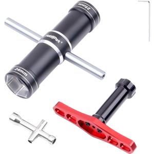 HobbyPark RC Hex Nut Driver Set 24mm 25mm 4mm 5mm 5.5mm 7mm 17mm RC Wheel Wrench for 1/5 1/8 1/10 1/12 1/16 1/18 1/24 Scale RC Monster Truck Buggy Car