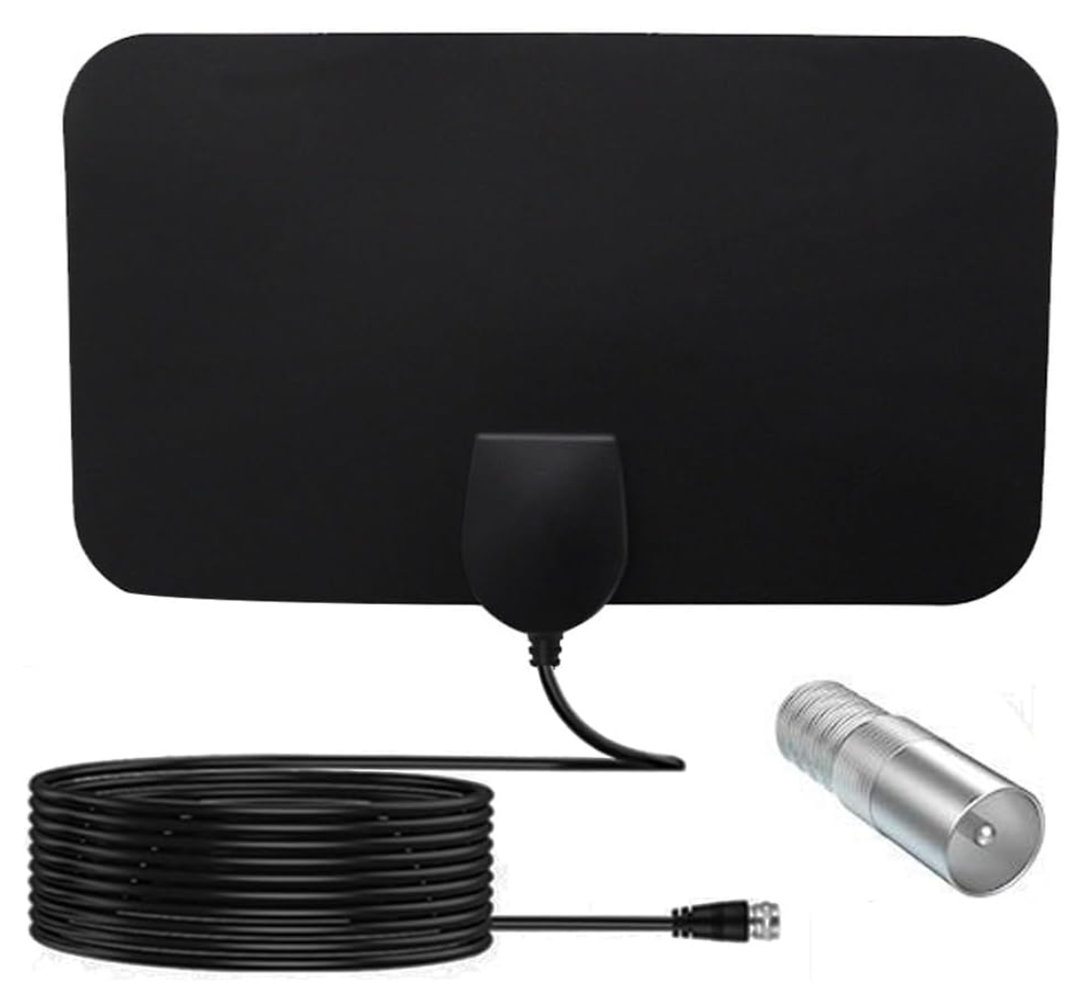 TV Antennas, HD Digital Antenna for Smart TV Indoor, 360°Signal Reception-Digital tv Antenna Indoor for Local Channels-Support 4K 1080p for All Type of HDTV Digital TV's