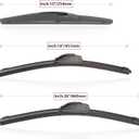 Windshield Wiper Blades Replacement for Honda HRV HR-V 2016 2017 2018 2019 2020 2021 2022 Original Factory Quality Front Rear Wipers Blade Set for My Car - 26" 18" 10" (Pack of 3)