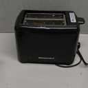 Elite Gourmet 2-Slice Cool Touch Toaster – 6 Browning Levels, Extra Wide 1.25” Slots for Bagels & Thick Bread, Cancel Function, Compact, ETL Certified, Black