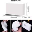 100 Pack Melamine Magic Sponge Eraser Extra Large No Scratches Cleaning Sponge Dish Sponges Household Cleaning Sponge for Kitchen, Bathroom,Furniture, Floor, Bathtub and Wall Cleaner (White)