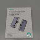 llano S850 Upgraded Type-C Wireless HDMI Transmitter and Receiver, 50M, Ultra 4K Decode Input 1080P@60Hz Output, Plug&Play 5G+2.4G and Audio for Phone/Tablet/Laptop/PC to Monitor/Projector/TV Box (Silver)