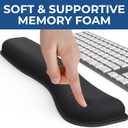 Everlasting Comfort Ergonomic Mouse Pad and Keyboard Wrist Rest for Computer Keyboard  Memory Foam Mouse Pad Set with Wrist Support for Comfort, Extended Typing Sessions