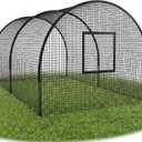 Garvee 33Ft/22Ft Baseball Batting Cage, Baseball Training Equipment Netting Cages, with Frame & Net Practice Hitting, Pitching & Golf in Backyard or Field, 22x12x8 Ft
