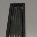 Glass Replacement Straw Compatible with Stanley 40 oz 30 oz Cup Tumbler, 6-Pack Reusable Cute Straws with Cleaning Brush, Clear (Butterfly 6 Colors)