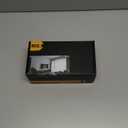 NCSEN Gold Interior Door Knobs for Bathroom & Bedroom, Pismo Doorknob Turn Lock with Square Rosette, Satin Brass Heavy Duty Door Knob with Lock 