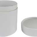 WENPACK 11Pack Paperboard Tube with Lid Round Cardboard Box Container (2.84" D*6.62" H, White)