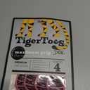DOK TigerToes Premium Non-Slip Dog Socks for Hardwood Floors - Extra-Thick Grip that Works Even When Twisted - Prevents Licking, Slipping, and Great for Dog Paw Protection (Sassy Pink, X-Small)