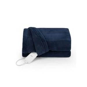 Sunbeam The Extra -cozy, Extra-Long Microplush & Sherpa Heated Throw