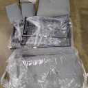 Futon Sofa Sleeper Couch Bed with Adjustable Backrest Thick Cushion Velvet Fabric for Department Living Room Lounge Sofa Loveseat (Gray)