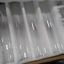 20 Pack Glass Hurricane Candle Holders 12.6" Open Ended Candlestick Holder Tubes Clear Bottomless Cylinders Suitable Taper LED Candles for Wedding Party Christmas Table Centerpiece Decor