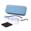 CVUIPS Clarity Blue Glasses, Self Adjusting Reading Glasses, Blue Light Blocking Glasses for Men Women, Case & Cloth Included 1pcs