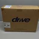 Drive Medical RTL12608 Hinged Toilet Seat Riser, Elongated Seat, White
