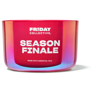 Friday Collective Season Finale Candle, Floral Scented, Made with Essential Oils, 3 Wicks, 13.5 oz