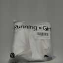 RUNNING GIRL Sports Bras for Women Medium Support, Criss-Cross Strappy Sports Bra Workout Yoga Bra with Removable Cups (White, XL)